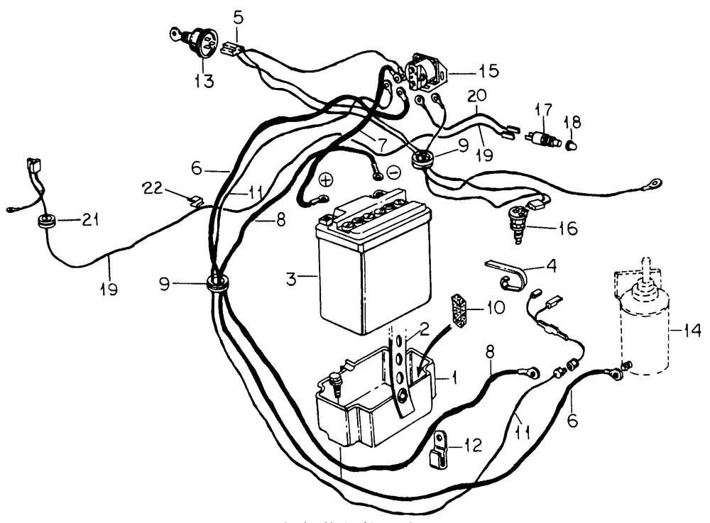 Electric Starting-Sn 73929 And Up Diagram and Parts List for 382 383-0350028U-0350029U-0350032U-0350033U-0350036U-0350037U-132100-132399-132383100-133100-133399-133383100-134100-134399-134383100 Cub Cadet Lawn Tractor